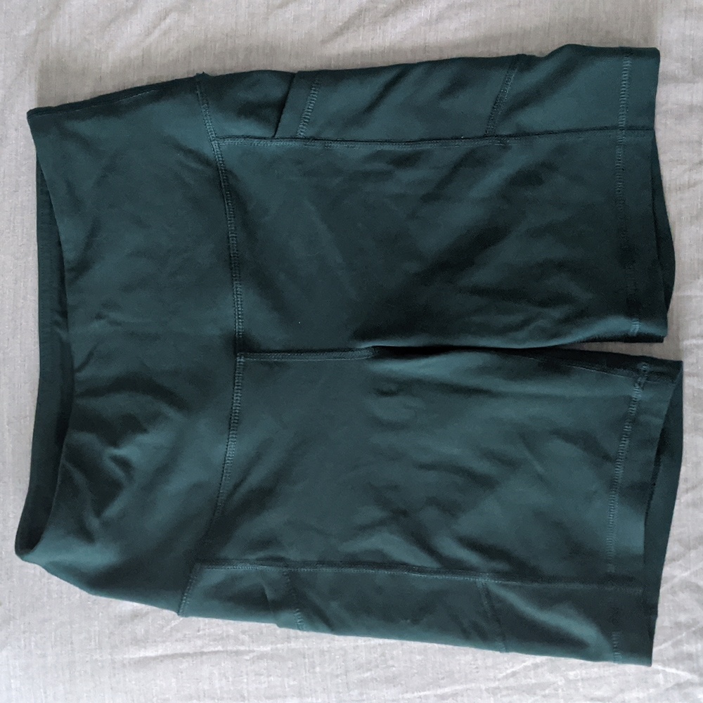90 Degree By Reflex Forest Green Bike Shorts